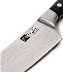 Kuchyňské nože Tsuki nůž z damaškové oceli 18 cm - Santoku