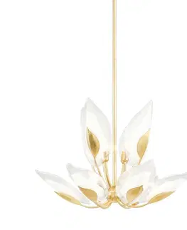 Designová závěsná svítidla HUDSON VALLEY závěsné svítidlo BLOSSOM mosaz zlatá E14 12x40W 4829-GL-CE
