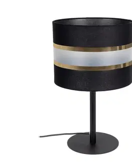 Lampy  Stolní lampa CORAL 1xE27/60W/230V černá 