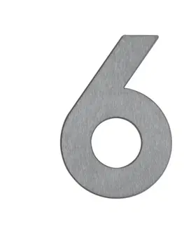 Čísla domů Albert Leuchten Domovní číslo 6 - z nerezové oceli