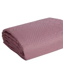 Jednobarevné přehozy na postel Designový přehoz na postel Boni pink