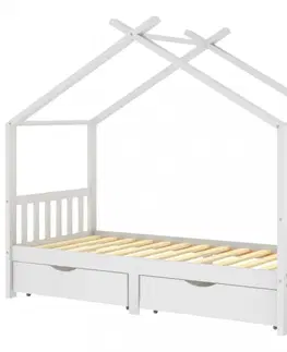 Dětské pokoje Dětská postel 90x200 borovice Dekorhome Přírodní dřevo