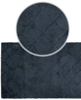 Koberce a koberečky Kontrast Kusový koberec OSLO TX DESIGN 140 x 180 cm námořnicky modrý