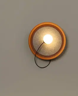 Nástěnná svítidla Milan Iluminación Milan Wire nástěnné světlo Ø 38 cm měděná metalíza