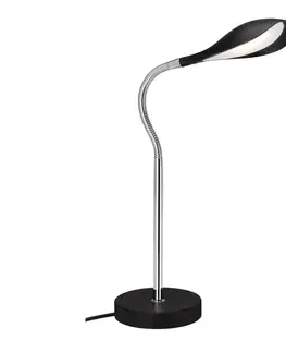 Stolní lampy do kanceláře BRILONER LED stolní lampa, 40 cm, 4,5 W, černá BRILO 7505-015