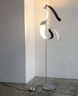 Stojací lampy Knikerboker Knikerboker Curve stojací lampa LED stříbro