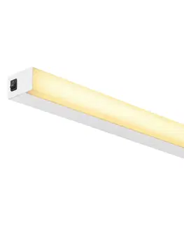LED nástěnná svítidla SLV BIG WHITE SIGHT LED nástěnné a stropní svítidlo, s vypínačem, 600 mm, bílé 1001284