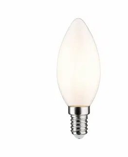 LED žárovky PAULMANN Klasická White LED svíčka E14 4,5W 2700K stmívatelné opál