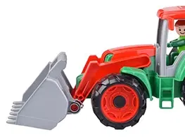 Hračky LENA - Truxx Traktor S Přívěsem Na Seno, Ozdobný Kartón
