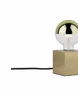 Industriální stolní lampy Paulmann stolní lampa Dilano 1-ramenné mosaz kartáčovaný 797.28 P 79728