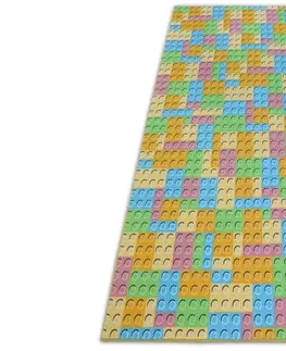 Koberce a koberečky Dywany Lusczow Dětský kusový koberec LEGO zelený, velikost 100x150