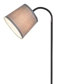 Moderní stojací lampy Rabalux stojací lampa Godric E27 1x MAX 25W černá 6639