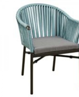 Křesla s područkami KARE Design Jídelní židle s područkami Santanyi Petrol