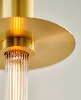 Závěsná světla DESIGN BY US Závěsné svítidlo Liberty Disc, zlatá barva