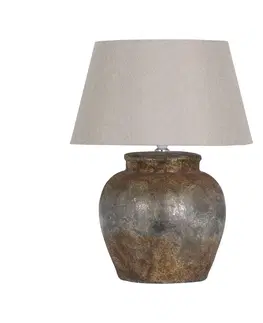 Luxusní a designové stolní lampy Estila Keramická sto LNA lampa 40cm