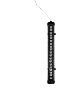 LED venkovní nástěnná svítidla FARO SCUBA LOUVER 600 nástěnné svítidlo, černá 20W