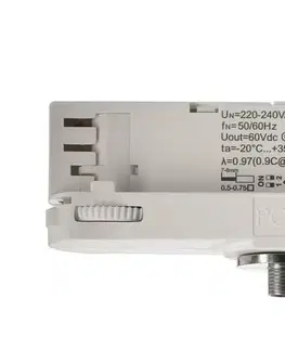 Kolejnice a příslušenství 3fáze Light Impressions Deko-Light napájení Multi CC, PRO-UA430-W kolejnicový systém 3-fázový 230V konstantní proud 600/700/750/800 mA IP20 25-42V DC 15,00-33,60 W 862181