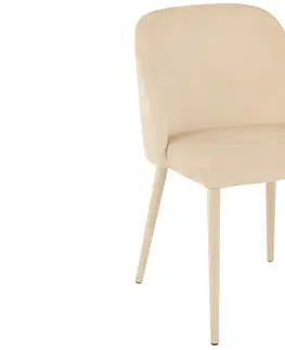 Jídelní stoly Béžová jídelní židle Charlotte - 58*80*51 cm J-Line by Jolipa 15375