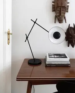 Stolní lampy kancelářské GRUPA GRUPA Arigato stolní lampa, třídílné rameno černá