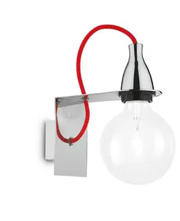 Moderní nástěnná svítidla Ideal Lux MINIMAL AP1 SVÍTIDLO NÁSTĚNNÉ NERO 045214