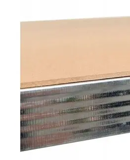 Regály a poličky TP Living Rozkládací kovový regál 875kg hnědý