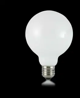 LED žárovky LED stmívatelná žárovka Ideal Lux Globo D095 Bianco Dimm 252186 E27 8W 760lm 3000K bílá