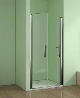 Sprchové kouty H K Sprchové dveře MELODY D2 75 dvoukřídlé 71-75 x 195 cm, čiré sklo SE- MELODYD275