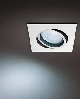 Inteligentní zapuštěná světla Philips Hue Vestavné bodové svítidlo Philips Hue Milliskin LED, hranaté, bílé