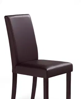 Židle HALMAR Jídelní židle Kan tmavě hnědá
