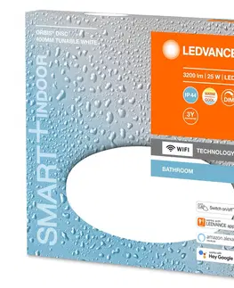 Inteligentní stropní svítidla LEDVANCE SMART+ LEDVANCE SMART+ WiFi Orbis Disc, bílá, Ø 40 cm