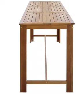 Barové stolky Barový stůl hnědá Dekorhome 150x70 cm