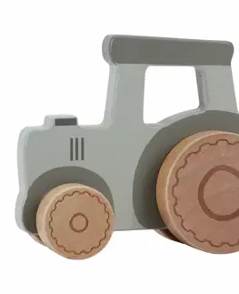 Hračky LITTLE DUTCH - Traktor dřevěný Farma