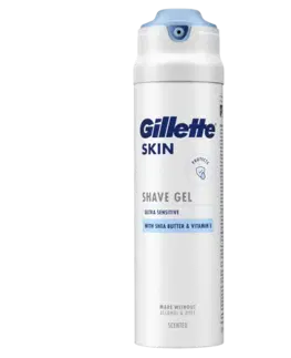 Zastřihovače vlasů a vousů Gillette Gel na holení Skin Ultra Sensitive 200 ml