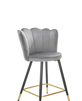 Barové židle HALMAR Barová židle H106 šedá