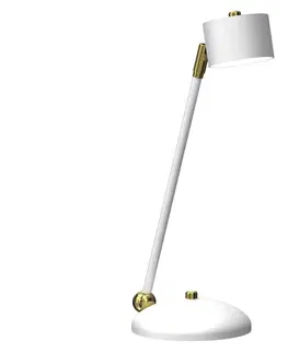 Lampy  Stolní lampa ARENA 1xGX53/11W/230V bílá/zlatá 