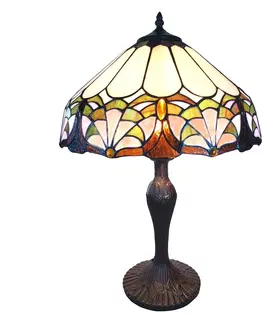 Svítidla Stolní lampa Tiffany Ellinor - 41*41*59 cm Clayre & Eef 5LL-6021