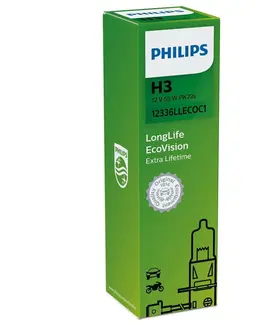 Autožárovky Philips H3 LongLife EcoVision 12V 12336LLECOC1