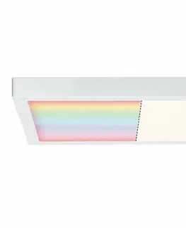 Chytré osvětlení VÝPRODEJ VZORKU PAULMANN SmartHome Zigbee LED Panel Cesena 400mm hranaté 22W RGBW bílá mat 798.07