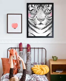 Obrazy do dětského pokoje Obraz do dětského pokoje - Dekorace tygr