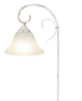 Lampy na noční stolek Rabalux stolní lampa Katherine E27 1x MAX 40W antikovaná bílá 7187