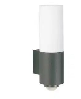 Venkovní nástěnná svítidla s čidlem pohybu Albert Leuchten Nástěnné svítidlo LED 0278 s pohybovým čidlem antracitové barvy