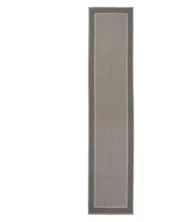 Hladce tkaný koberce Koberec tkaný na plocho Country Grey 1, Š/d: 80/350cm