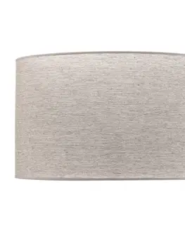 Stínidlo na lampu Duolla Stínidlo Roller, šedá, Ø 50 cm, výška 30 cm