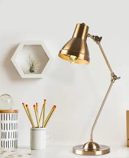 Lampy a lampičky Stolní lampička MIXED mosazná