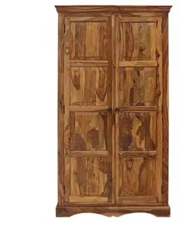 Šatní skříně Skříň Jali 110x200x60 z indického masivu palisandr / sheesham