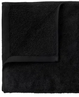 Ručníky Blomus Set 4 ručníků černý RIVA