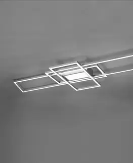 Stropní svítidla Trio Lighting LED stropní světlo Irvine 3000-6500K, nikl matný