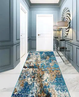 Koberce a koberečky Conceptum Hypnose Koberec Be Lost 80x200 cm modrý