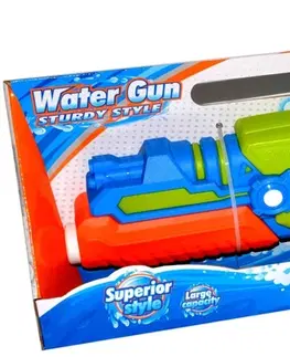 Hračky - zbraně WIKY - Pistole vodná Superior Style 29cm - modrá