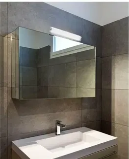 Nástěnná svítidla do koupelny Nova Luce Minimalistické nástěnné svítidlo Polo vhodné nad koupelnové zrcadlo - 2 x 40 W, 330 mm NV 602202